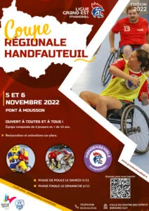AFFICHE COUPE GE HAND'FAUTEUIL à Pont-A-Mousson - 5 et 6 Novembre 2022