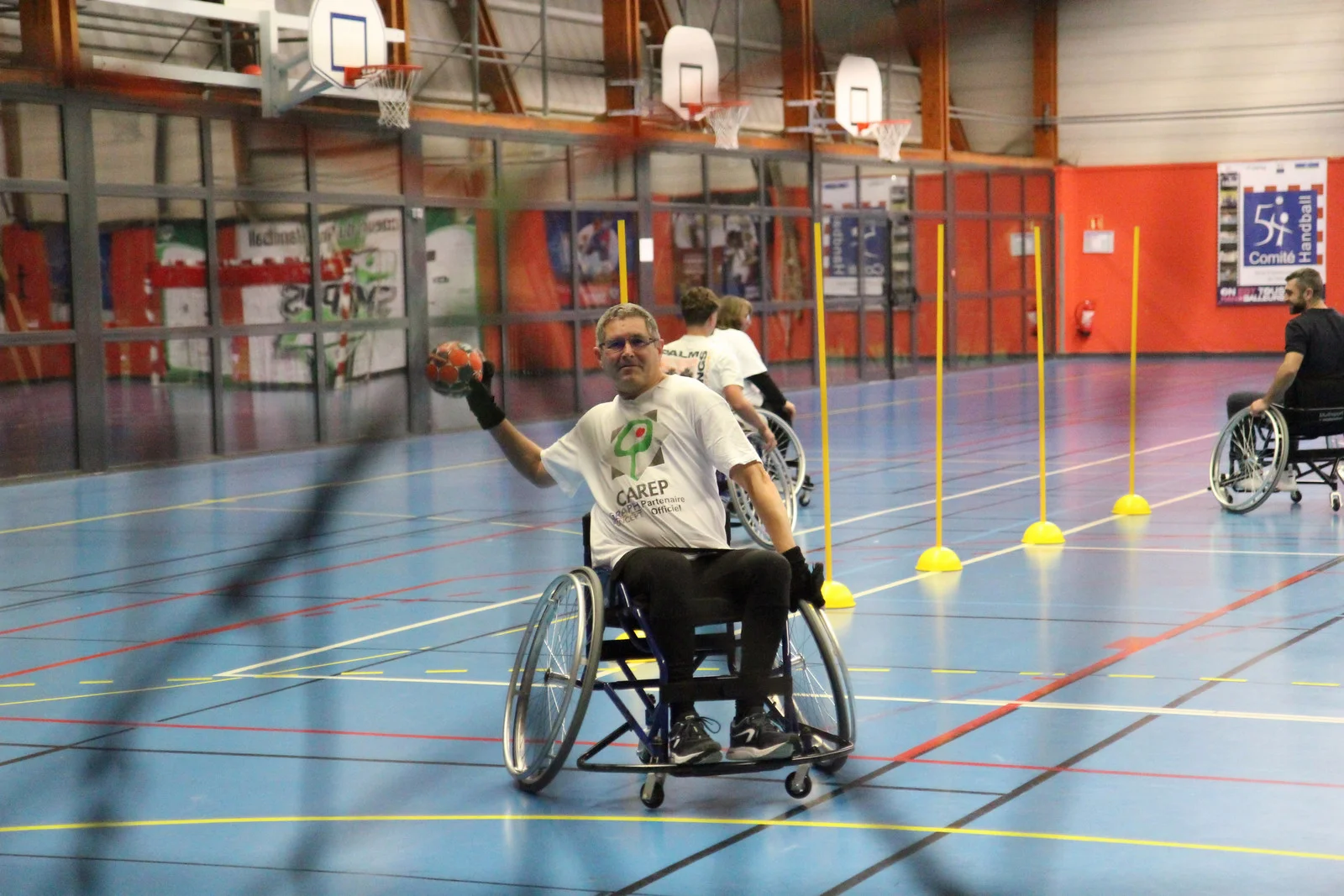 Initiation du CAREP Lorraine au Hand'Fauteuil avec le SMEPS HB