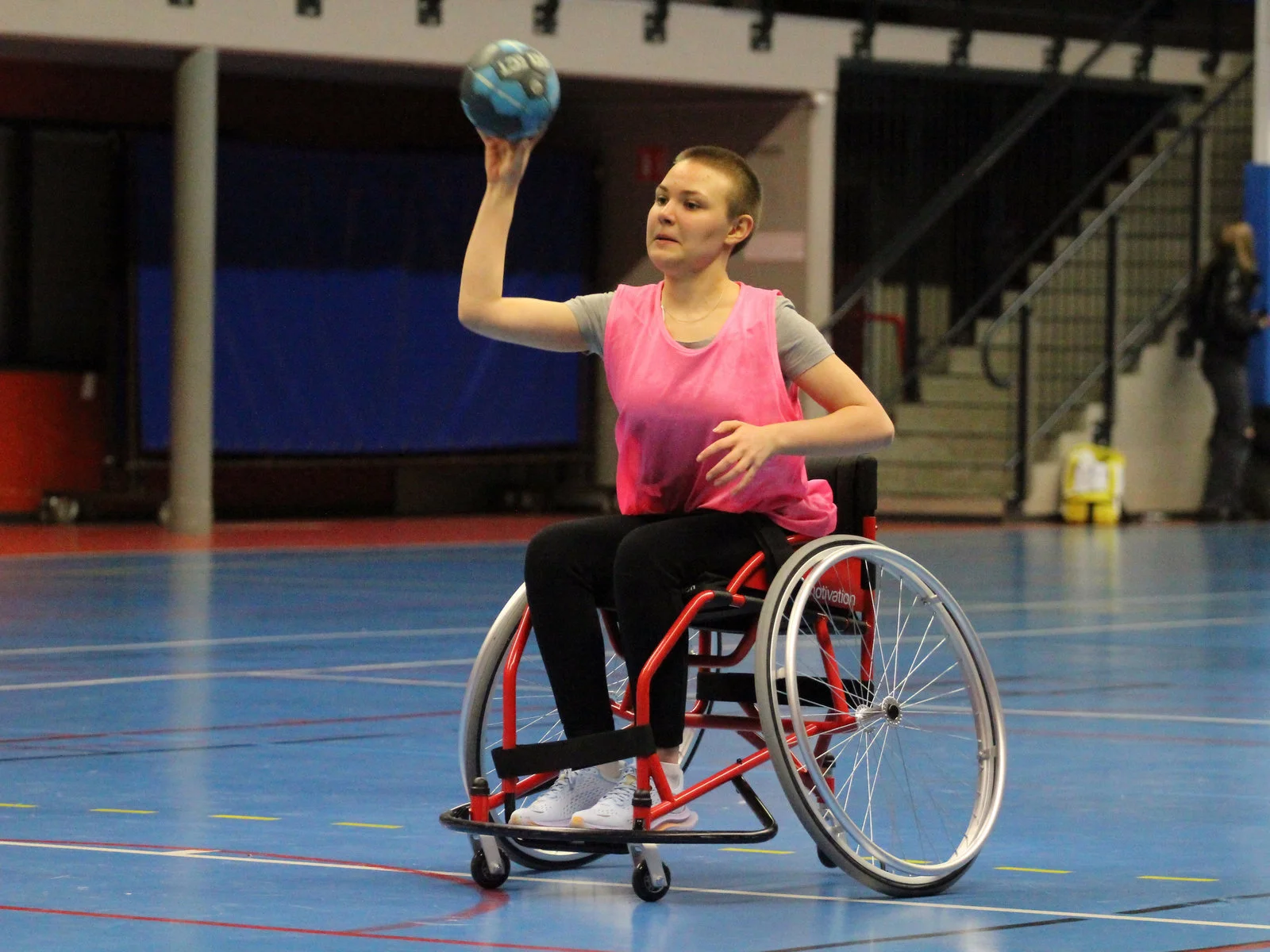 Initiation du CAREP Lorraine au Hand'Fauteuil avec le SMEPS HB