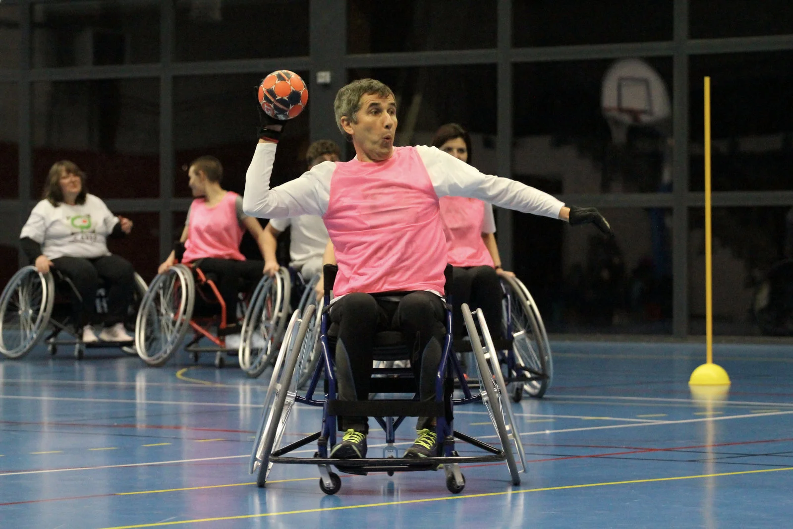 Initiation du CAREP Lorraine au Hand'Fauteuil avec le SMEPS HB