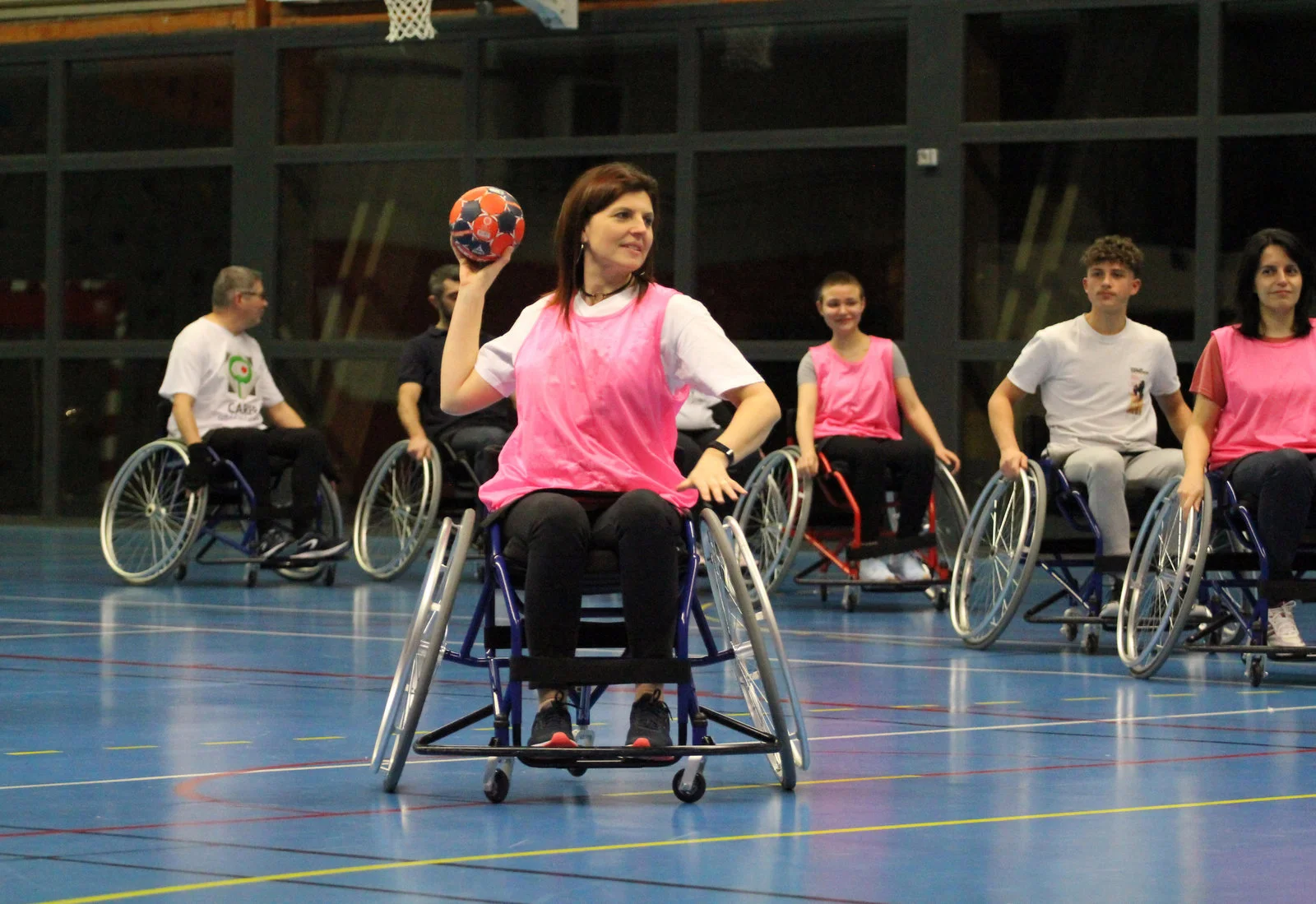 Initiation du CAREP Lorraine au Hand'Fauteuil avec le SMEPS HB