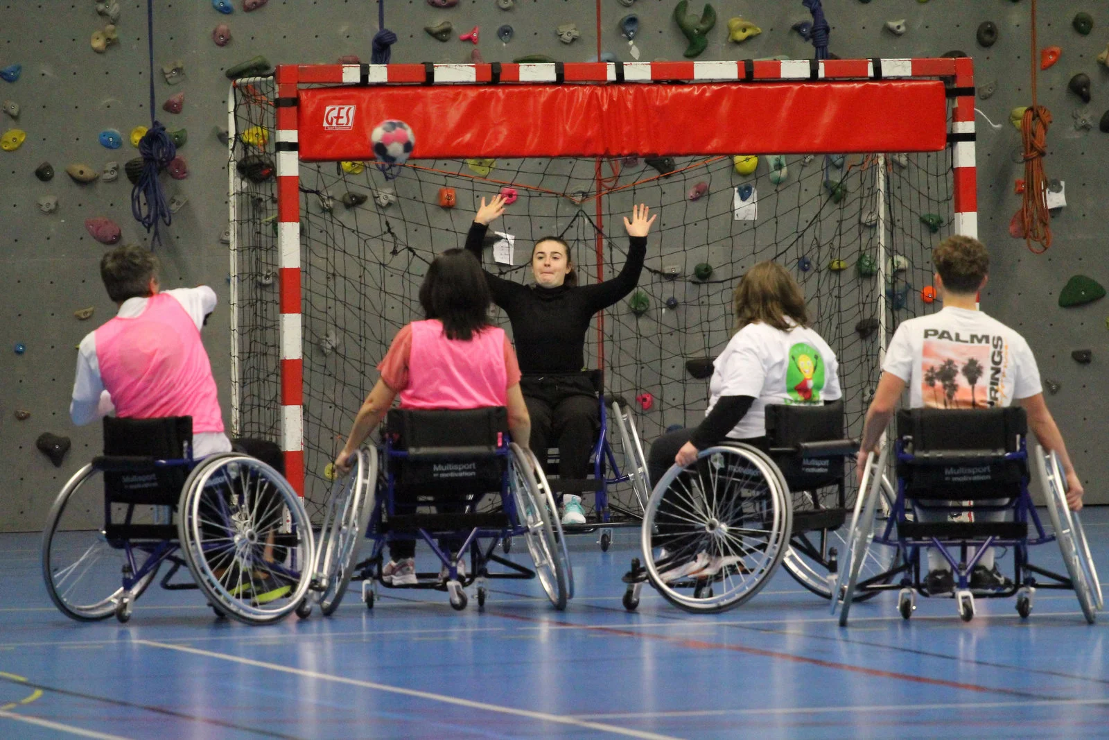Initiation du CAREP Lorraine au Hand'Fauteuil avec le SMEPS HB