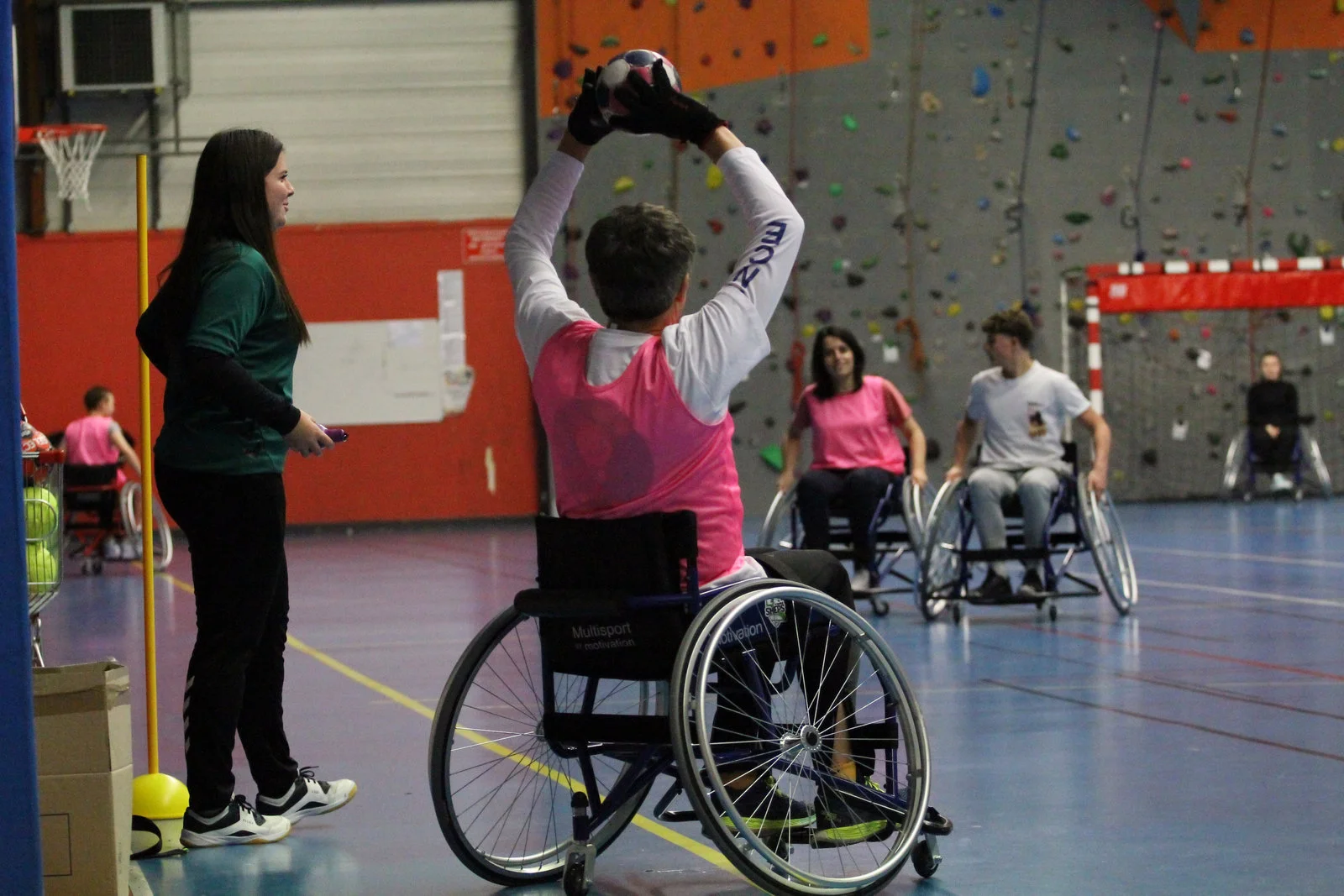 Initiation du CAREP Lorraine au Hand'Fauteuil avec le SMEPS HB