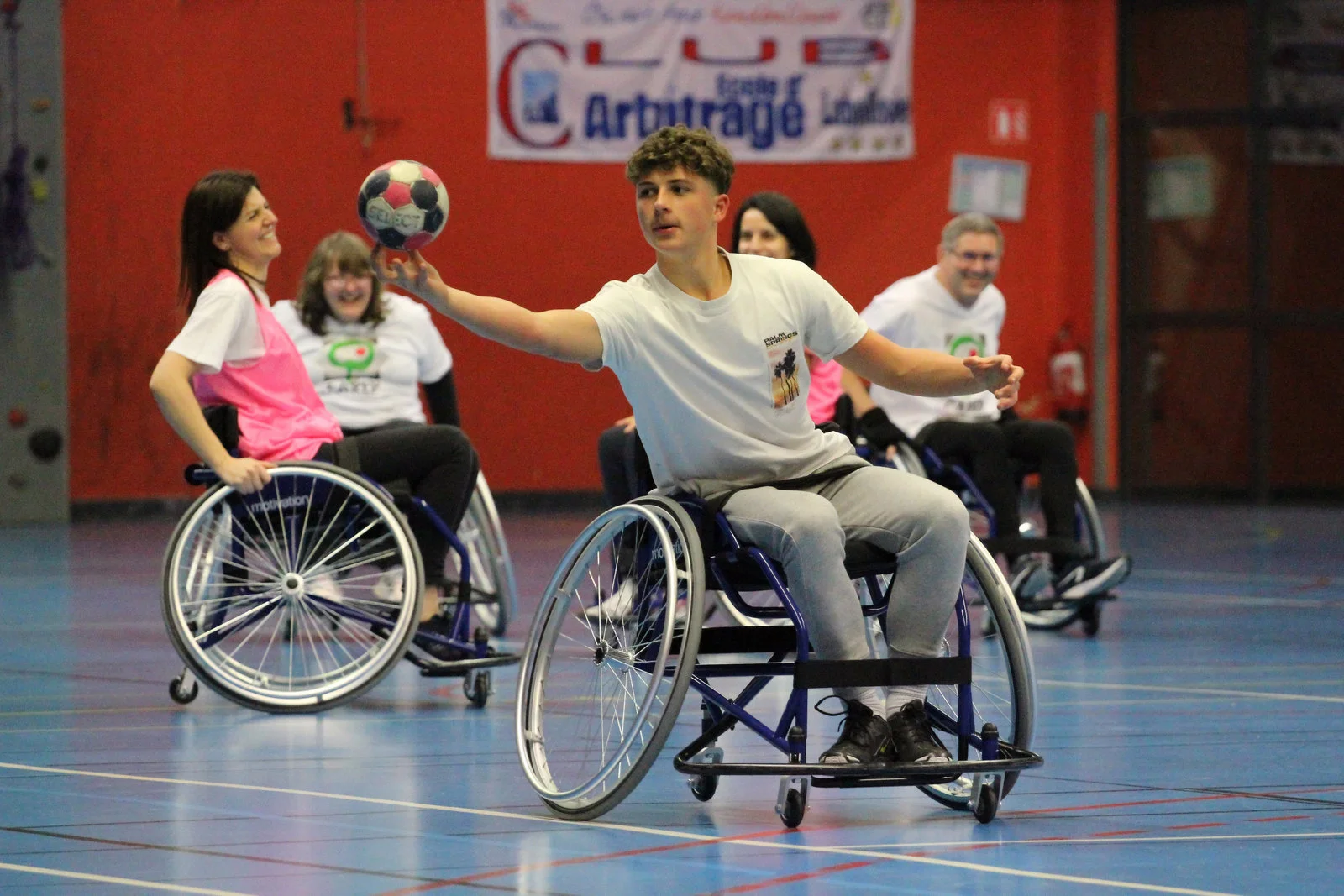 Initiation du CAREP Lorraine au Hand'Fauteuil avec le SMEPS HB