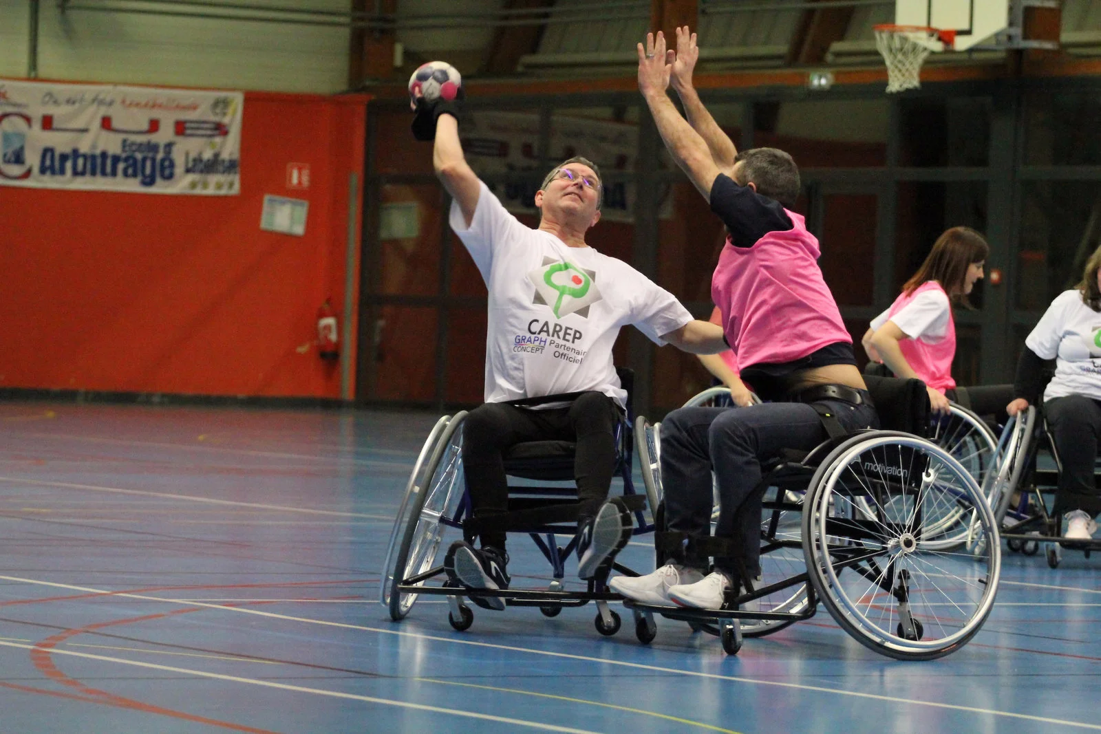 Initiation du CAREP Lorraine au Hand'Fauteuil avec le SMEPS HB