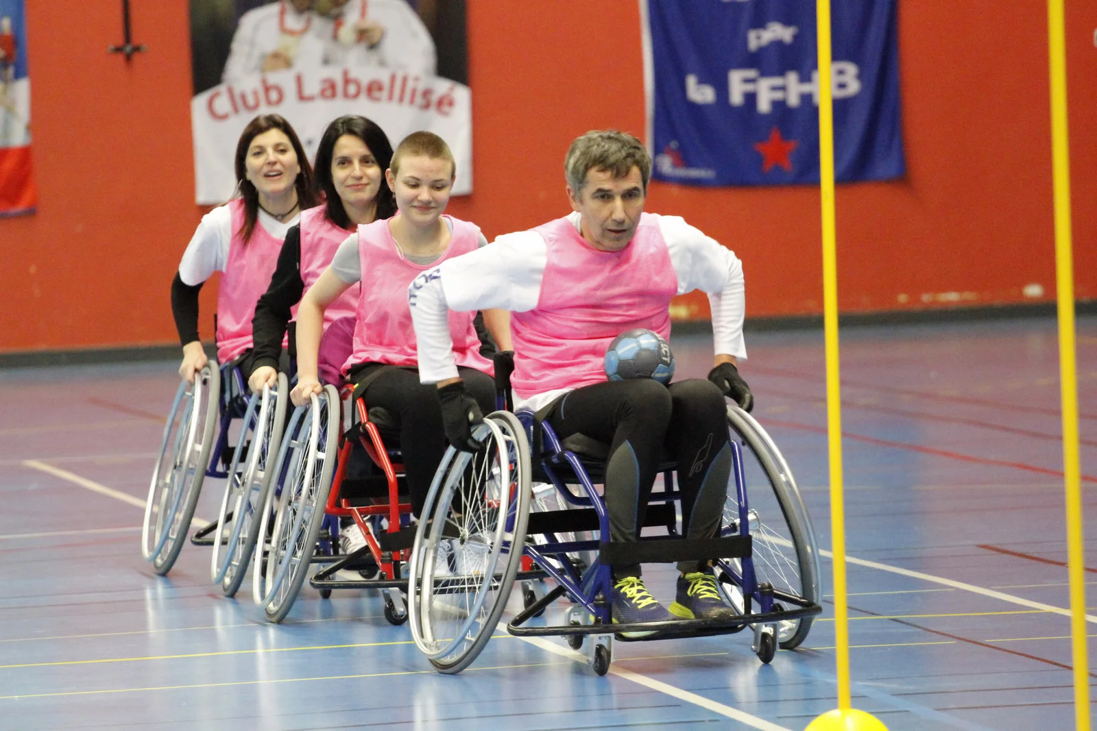 Initiation du CAREP Lorraine au Hand'Fauteuil avec le SMEPS HB