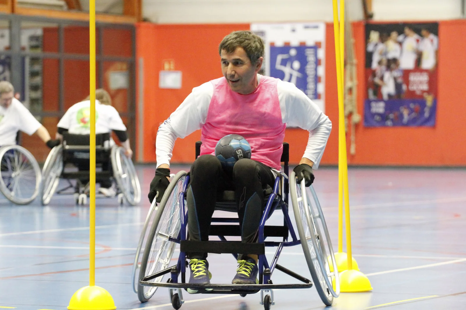 Initiation du CAREP Lorraine au Hand'Fauteuil avec le SMEPS HB