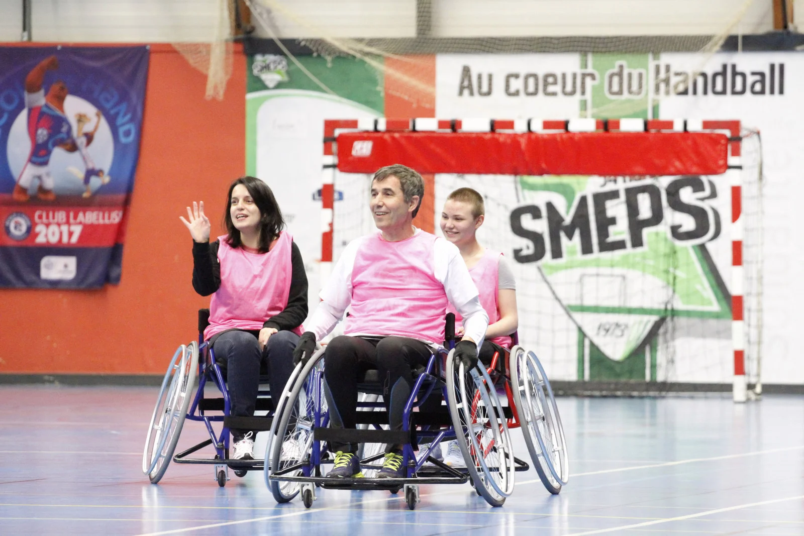 Initiation du CAREP Lorraine au Hand'Fauteuil avec le SMEPS HB