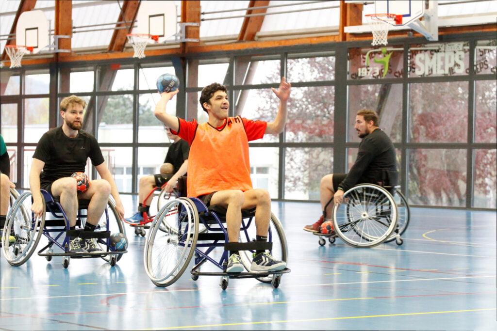 Initiation des Séniors masculins au Hand'Fauteuil (19-04-2023)