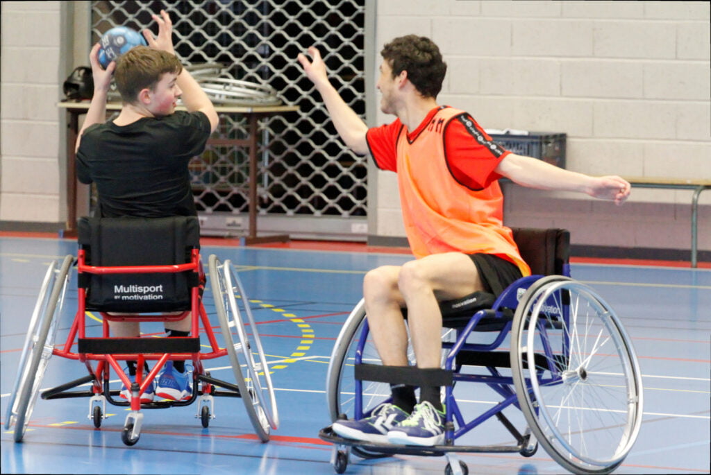 Initiation des Séniors masculins au Hand'Fauteuil (19-04-2023)